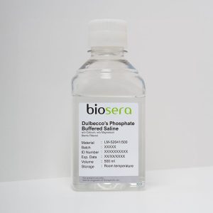 Dulbecco’s Phosphate Buffered Saline w/o Calcium w/o Magnesium - Biosera